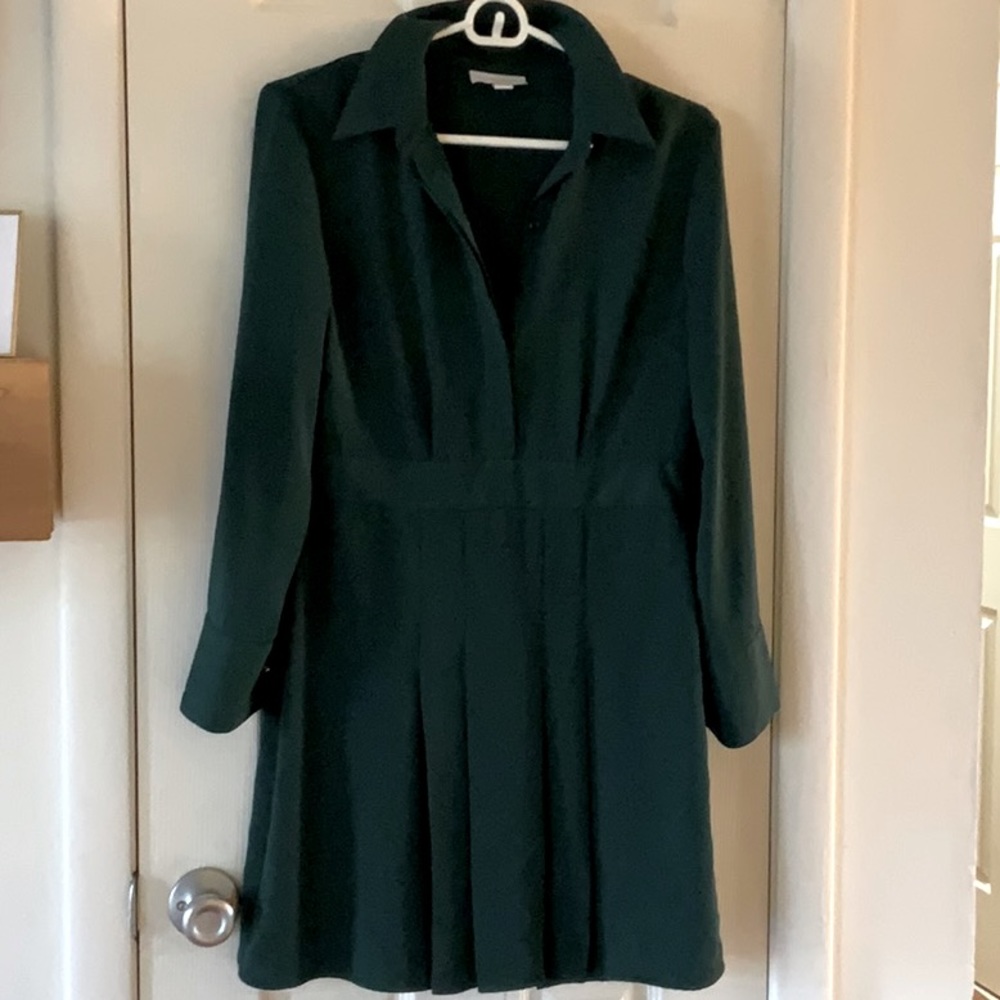 Olive green dress